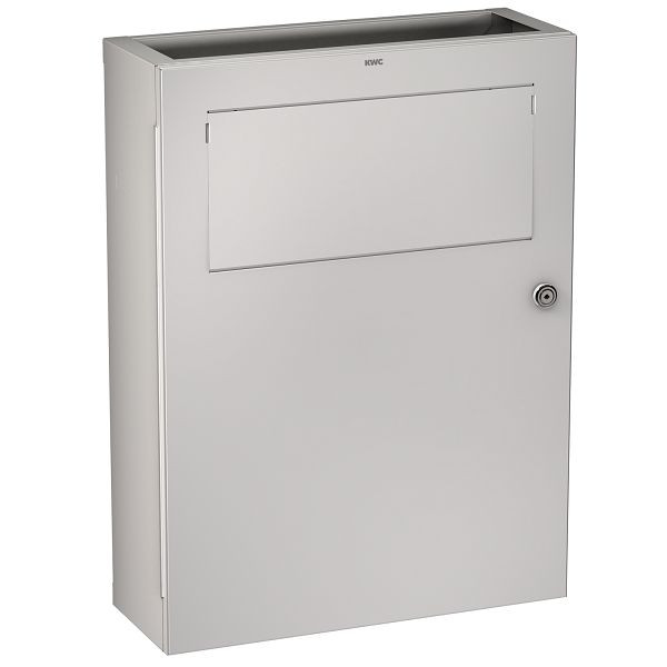 KWC Hygieneabfallbehälter, Rodan, Edelstahl, 350x469x130 mm, Aufputz, 6 l, 2000101358