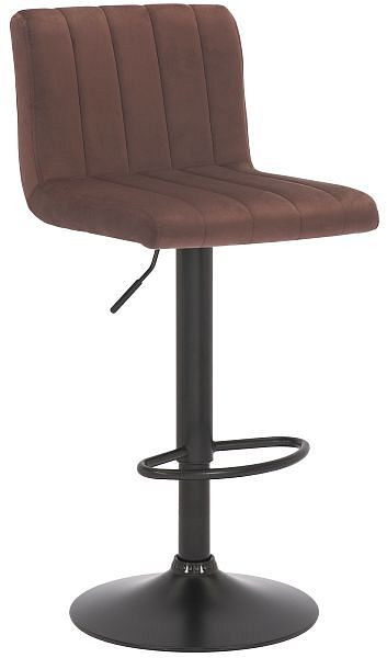 CLP Barhocker Jamie Samt, braun, 319631, 4251756467340