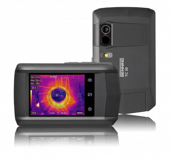 Benning TC 30 Wärmebildkamera, Anzeige: 3,5" Farb-Touchscreen (640 x 480 Punkte), 050530
