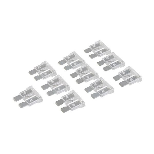 Silverline ATO-Kfz-Stecksicherungen, 10er-Packung, 25 A, transparent, 986411