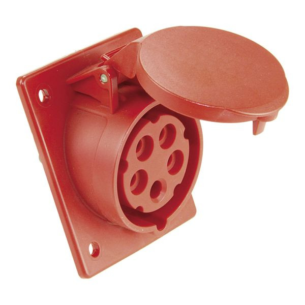 ELSPRO CEE-Einbausteckdose 5 polig/32A/400V/6h/schräg, AD3835S