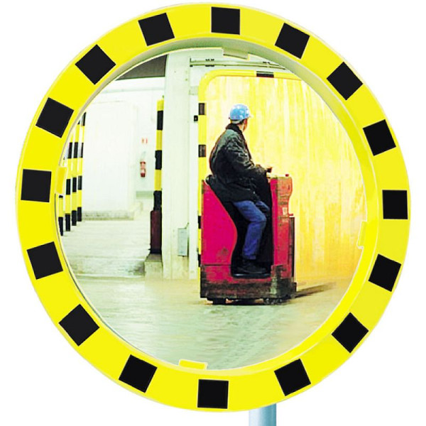 Stein HGS Industriespiegel Vialux®, rund, Polymir® /3 Jahre Garantie, auf die Funktion (Spiegelglas, Rahmen,Halterung), 19988