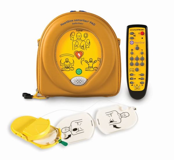 MedX5 HeartSine Defibrillator Trainingsgerät PAD 500P, Komplettset, 2-53792