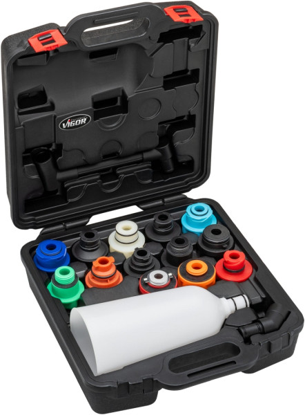 VIGOR Öl-Einfüllbehälter Satz, 16-teilig, Anzahl Werkzeuge: 16, V6027N