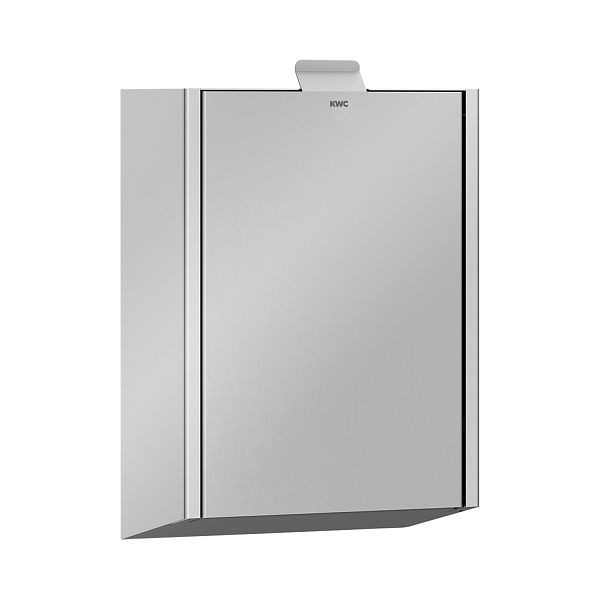 KWC Hygieneabfallbehälter, Exos, Edelstahl, 230x346x125 mm, Aufputz, 3,7l, 2030028001