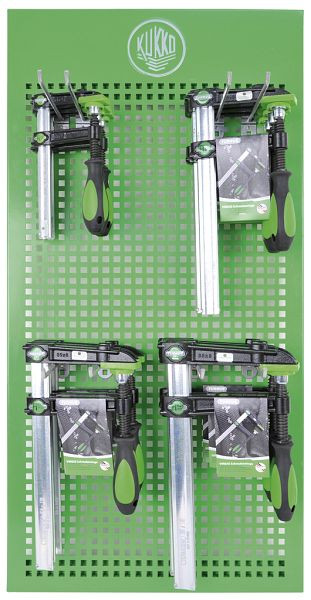 KUKKO Zwingen-Sortiment - Temperguss - Premium, Spannweite x Ausladung der Spannzwinge: 160x80; 250x100; 250x120; 300x140 mm, WT-021