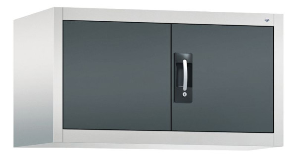 C+P Flügeltürenschrank Acurado-900, H500xB930xT500 mm, Grau/Anthrazit, 9284-000 S10297