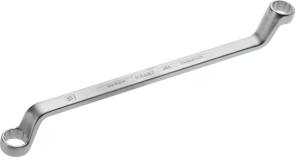 Hazet Doppel-Ringschlüssel, Außen-Doppel-Sechskant Profil, 14 x 15 mm, 630-14X15