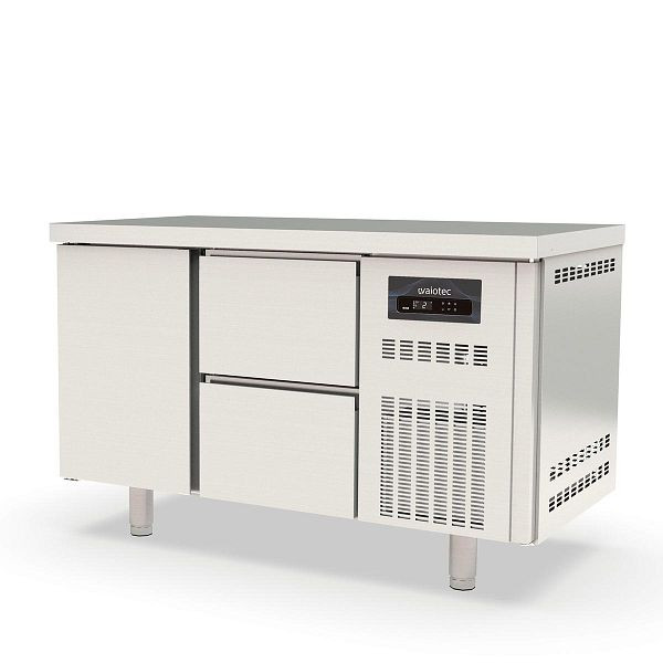 Vaiotec TOPLINE Kühltisch 700 / 2-fach GN1/1 mit 2 Schubladen / 1 Tür, 10290
