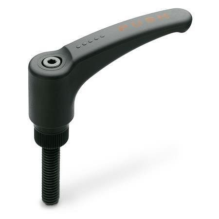 Ganter Sicherheits-Klemmhebel, Kunststoff (GN 604.2-63-M8-20-SG), VE: 25 Stück, 604.2-63-M8-20-SG