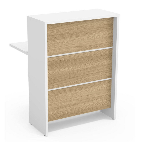 Deskin Thekenelement ELINUS, Nussdekor, B 800 x T 780 x H 1085 mm, 257925