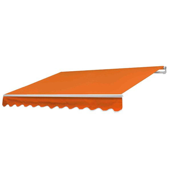 Mendler Alu-Markise T790, Gelenkarmmarkise Sonnenschutz 4x3m, Polyester terracotta, 52144