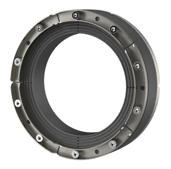 Hauff Standard-Ringraumdichtung für Rohre mit U-Profil-Pressplatten - stufenloser Supersegmentringtechnologie HSD300 SSG 1x200-252 b50, 3030300076