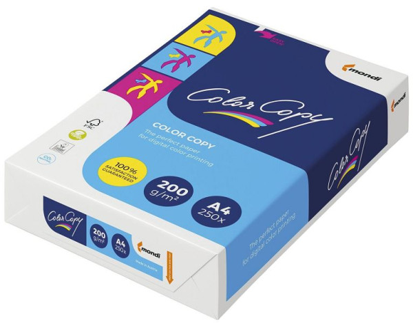 mondi ColorCopy® - A4, 200 g/qm, weiß, 250 Blatt, 8687A20S