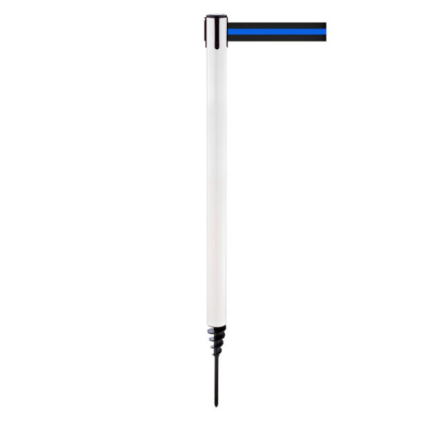 Stein HGS Personenleitsystem -P-Line Outside-, weiß, schwarz/blau/schwarz waagerecht (gestreift), mit Sicherheitsverschluss (selbstlösend), 37690-0702