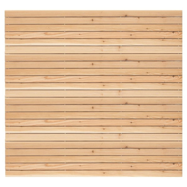 T&J RHÖN-Serie Steckzaunelement, 180 x 180 cm, Lärche unbehandelt, 4-tlg. im Karton, 44813