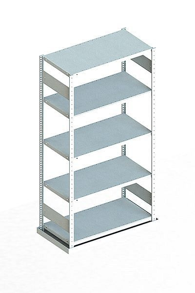 Meta S3 150 CLIP Wannenbodenregal GR 2000x1000x500 mm, Bodenanzahl: 5, 200176632