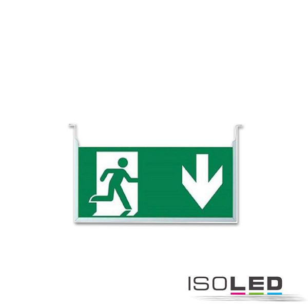ISOLED Vertikales Schild für LED Notlicht/Fluchtwegleuchte UNI4, 114424