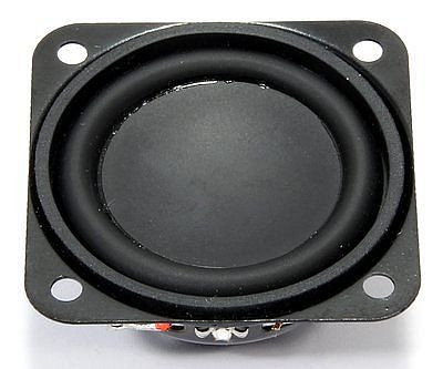 Visaton Breitbandlautsprecher mit beschichteter Papiermembran und schwarzem Metallkorb FRWS 4 ND - 8 Ohm, 2207
