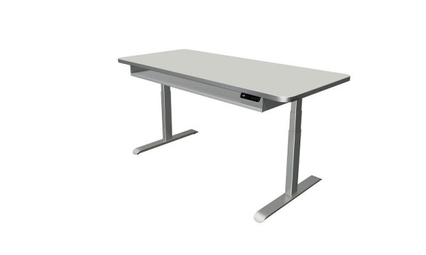 Kerkmann Steh-/Sitztisch Move 4 Premium, B 1800 x T 800 mm, elektrisch höhenverstellbar von 620-1270 mm, lichtgrau, 10320411