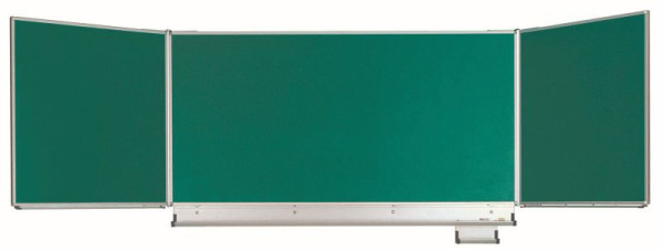Carto Wandklapptafel, emailiert grün, kreidebeschriftbar, B 150 x H 120 cm, KTW171512-01