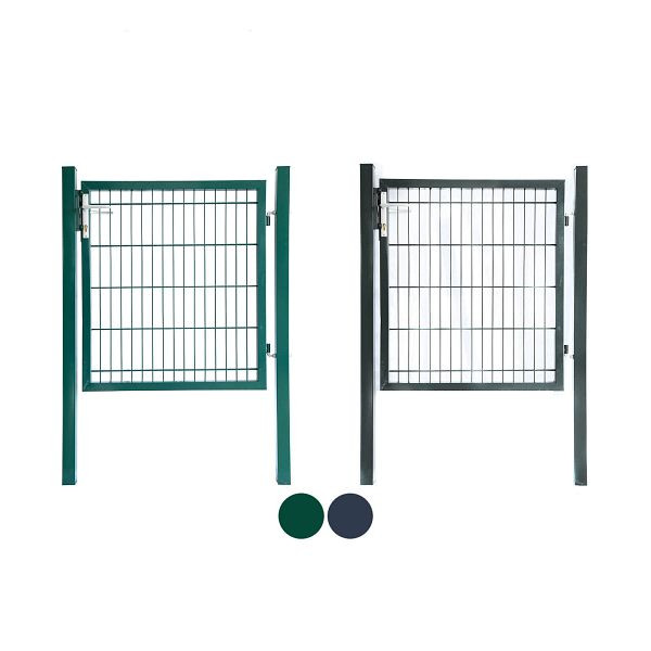 HOME DELUXE Doppelstabmatten Gartentor PORTARIUS - Gartentor - Höhe: 1000 mm, Farbe: Anthrazit, 38187