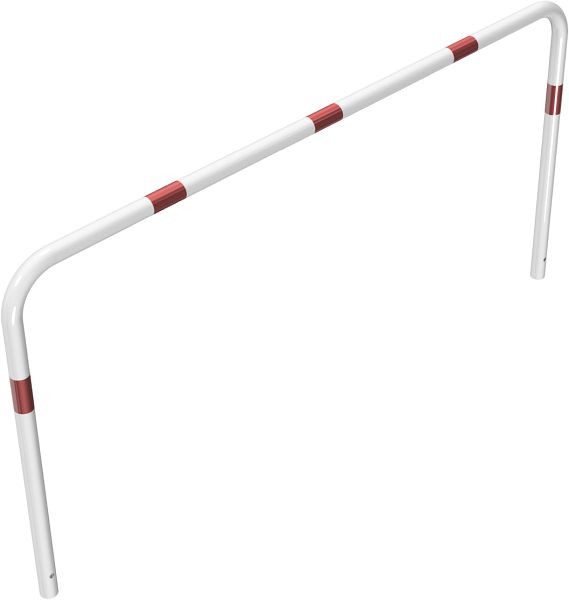 Schake Rohrbügel aus Stahlrohr Ø 48 x 2,5 mm ohne Querholm zum Einbetonieren, Gesamtbreite 2000 mm, Gesamthöhe 1000 mm, beschichtet, 448_08B