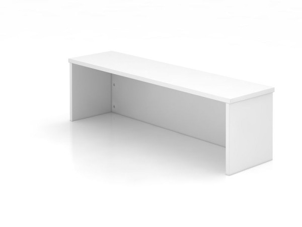 Hammerbacher Thekenaufsatz 120cm, 1OH Weiß, 120x32x35 cm (BxTxH), VWB12/W