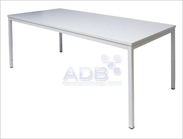 ADB Stahlrohrtisch 1600mm x 800mm x 750mm, 78520, 4050049785204