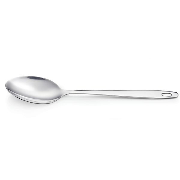 WAS Kitchen Tool 1879 Servierlöffel, geschlossen, 32 cm, Edelstahl, 1879100
