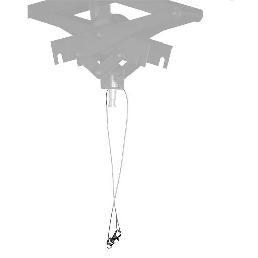 Walimex Sicherungsdraht für Schere / Pantograph, mit Karabiner-Haken zum leichten Einhängen, Länge ca. 75cm, 1016452