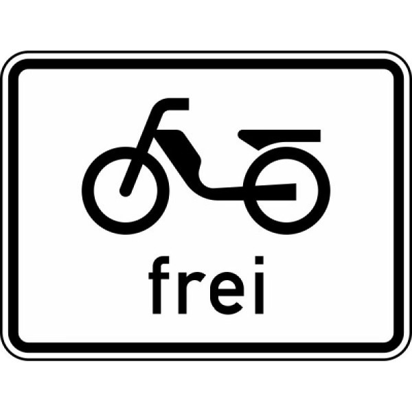 Stein HGS Mofas frei Nr. 1022-11, 600 x 450 mm, Flachform 3 mm, RA1, 1022-11-213