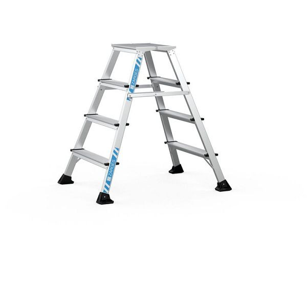 ZARGES XLstep P - Podest schmal 2 x 4 Stufen, Stufentiefe: 92 mm, 40103