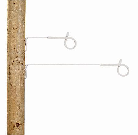 Gallagher Abstand-Ösenisolator 17,5cm weiß, VE: 10 Stück, 010981