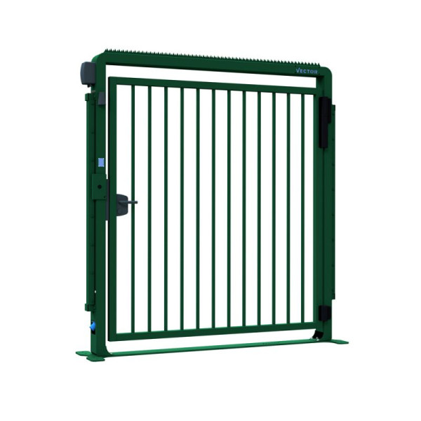 STEIN HGS Sicherheitstür V-Door-Fix, grün (RAL 6005), grün (RAL 6005), Stahl, verzinkt, beschichtet, 80519.0002