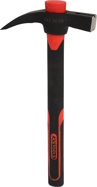 KS Tools Klauenhammer mit Fiberglasstiel, 700g, 142.2010