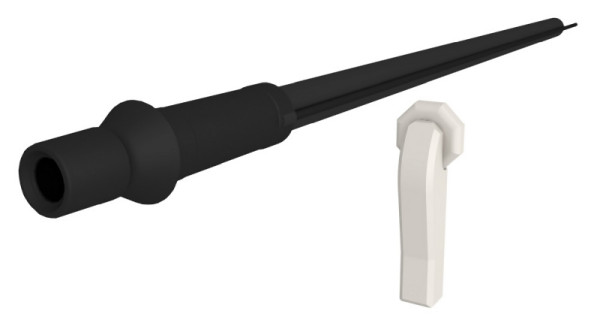 Hauff Universal-Gebäudeeinführung für Gebäude mit oder ohne Keller, für Medienrohr Øa: 5-7 mm, Baulänge: 1300 mm, Anzahl Kabel: 4, 200-1200 mm, 3030380178