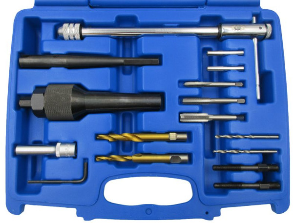 SW-Stahl Glühkerzen Ausbohrwerkzeugsatz, M8 x 1,0 und M10 x 1,0, 16-teilig, 03672L
