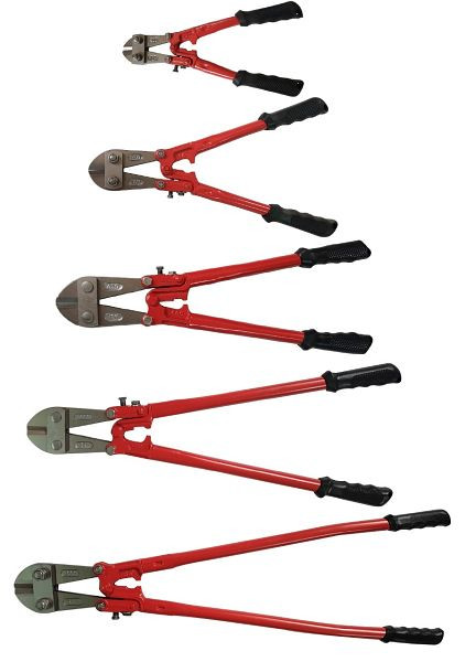 VaGo-Tools Bolzenschneider Stahlschere Drahtschere 300 350 450 600 900 5-teiliges Set, 235-003/035/045/006/009 je 1_kv