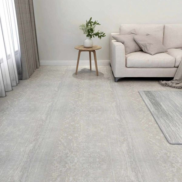 vidaXL Bodenplanken 55-teilig Hellgrau 5,11 m² PVC, 42046346
