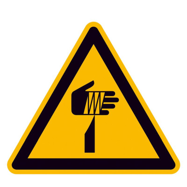 Stein HGS Warnschild, Warnung vor spitzem Gegenstand, 100 mm / Folie, selbstklebend, 21.a8200