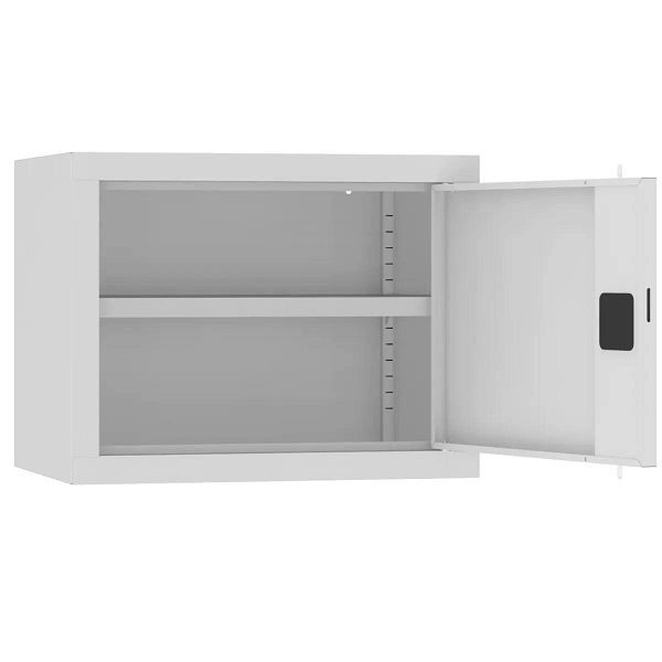 Eurobox Aufsatzschrank, 2 niedrige Reihen/1 Fachboden, 465 x 600 x 435 mm, 0670-060101