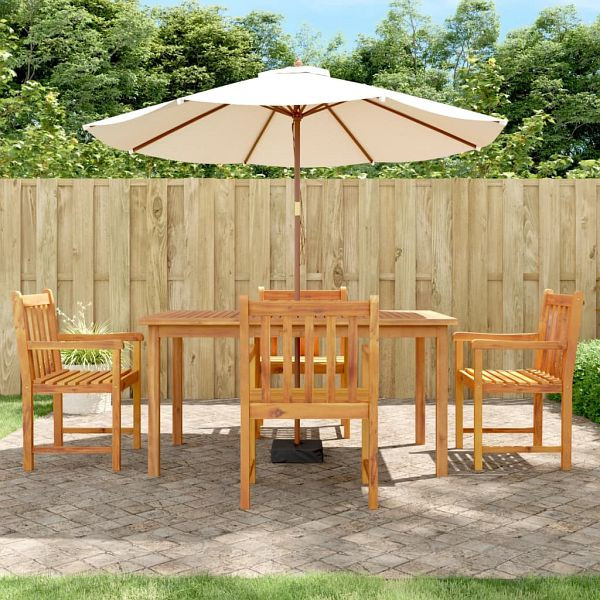 vidaXL 5-tlg. Garten-Essgruppe Massivholz Akazie, 3206277