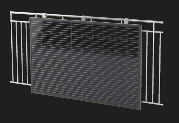 EET Solaranlage LightMate Balkon (13 cm) 370Wp, DE-LMG030-SK05-BHV1