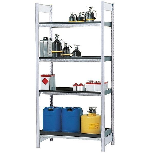 asecos Gefahrstoffregal (Grundregal) RSW 1064 Stahl verzinkt, 1060x640x2000mm, 27861