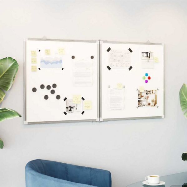vidaXL Magnetisches Whiteboard 120x60x1,7 cm Aluminium, 4005355