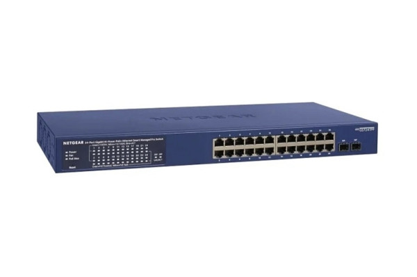 Netgear 24-Port Gigabit PoE+ Smart Managed Switch, GS724TP-300EUS