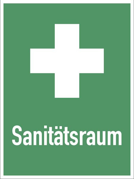 Moedel Sanitätsraum, ISO 7010, Aluminium, 300x400 mm, 60996, 4060081028276