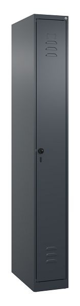 C+P Umkleidespind Classic PLUS, 1850x250x500mm, 7016/7016, Drehriegel, 080000-19 S10010