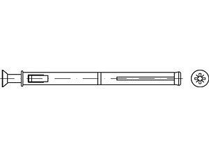 ART 88680 FISCHER Metall-Rahmendübel F-M Stahl galvanisch verzinkt F 10 M 92 VE=S (100 Stück)